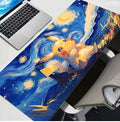 Pikachu Starry Night inspired XXL Gaming Mouse Pad